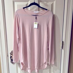 New with tags light weight pink Calvin Klein top